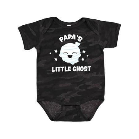 

Inktastic Cute Papa s Little Ghost with Stars Gift Baby Girl Bodysuit