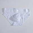thumbnail image 4 of JOCKMAIL Mens Underwear Briefs Men's Sexy Briefs Low Rise Breathable Ultra-Thin Sweat Absorbing Panties, 4 of 7