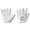 White, variant on Non- Fingerless Pilates Gloves for Women - Protective Silicone Grip Yoga Gloves for Gym, Exercise & Workout Training One Size Fits Most