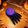 thumbnail image 5 of Tryvkinvive Halloween Eyeball Skeleton Hand Light,Glowing Horror Hand Figurine for Halloween Decorations,Scary Tabletop Ornament for Indoor Party Haunted House Decor, 5 of 9