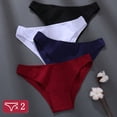 thumbnail image 2 of 2 Unids/Set Bragas De Mujer Bikini Calzoncillos Algodón Ropa Interior Lencería M-XXL Color Sólido Niñas Pantyspangjing, 2 of 4