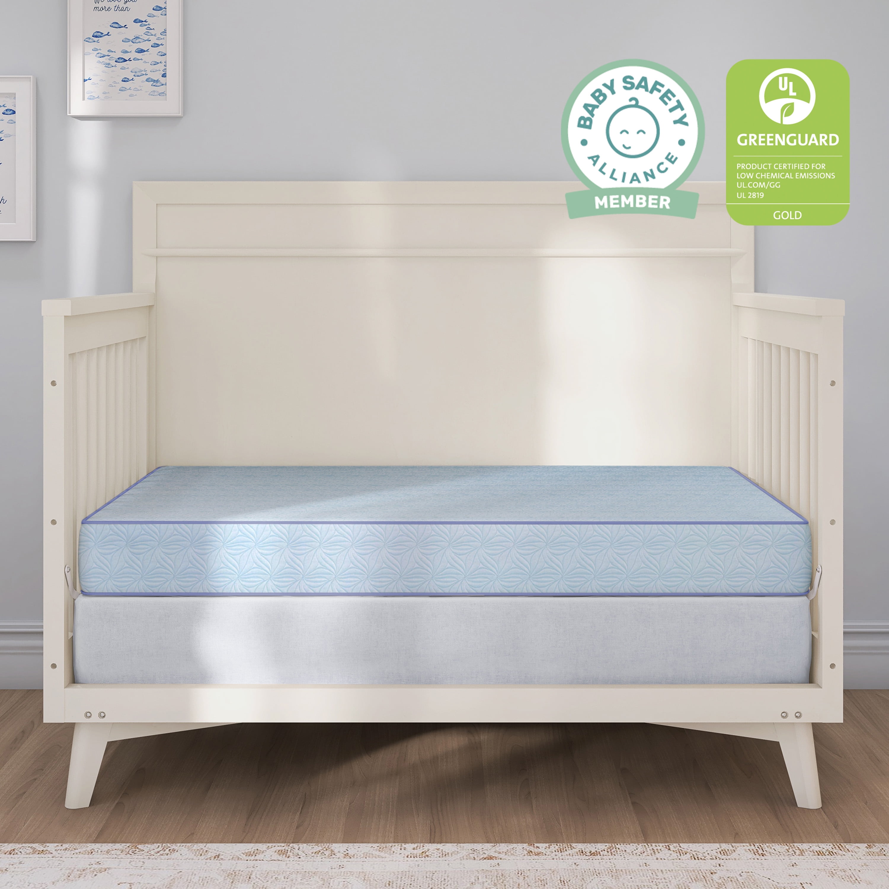 Dream on Me Moonlight 130 Coil Crib & Toddler Innerspring Mattress