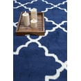 thumbnail image 6 of Furnish my Place Contemporary Trellis Modern Geometric Area Rug 635, Blue, 6 of 6