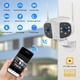 thumbnail image 3 of Cámara de seguridad WiFi Protección de seguridad de doble lente Videovigilancia impermeable al aire libre Hogar inteligente Detección de movimiento de ángulo ultraancho de 180 °, 3 of 8