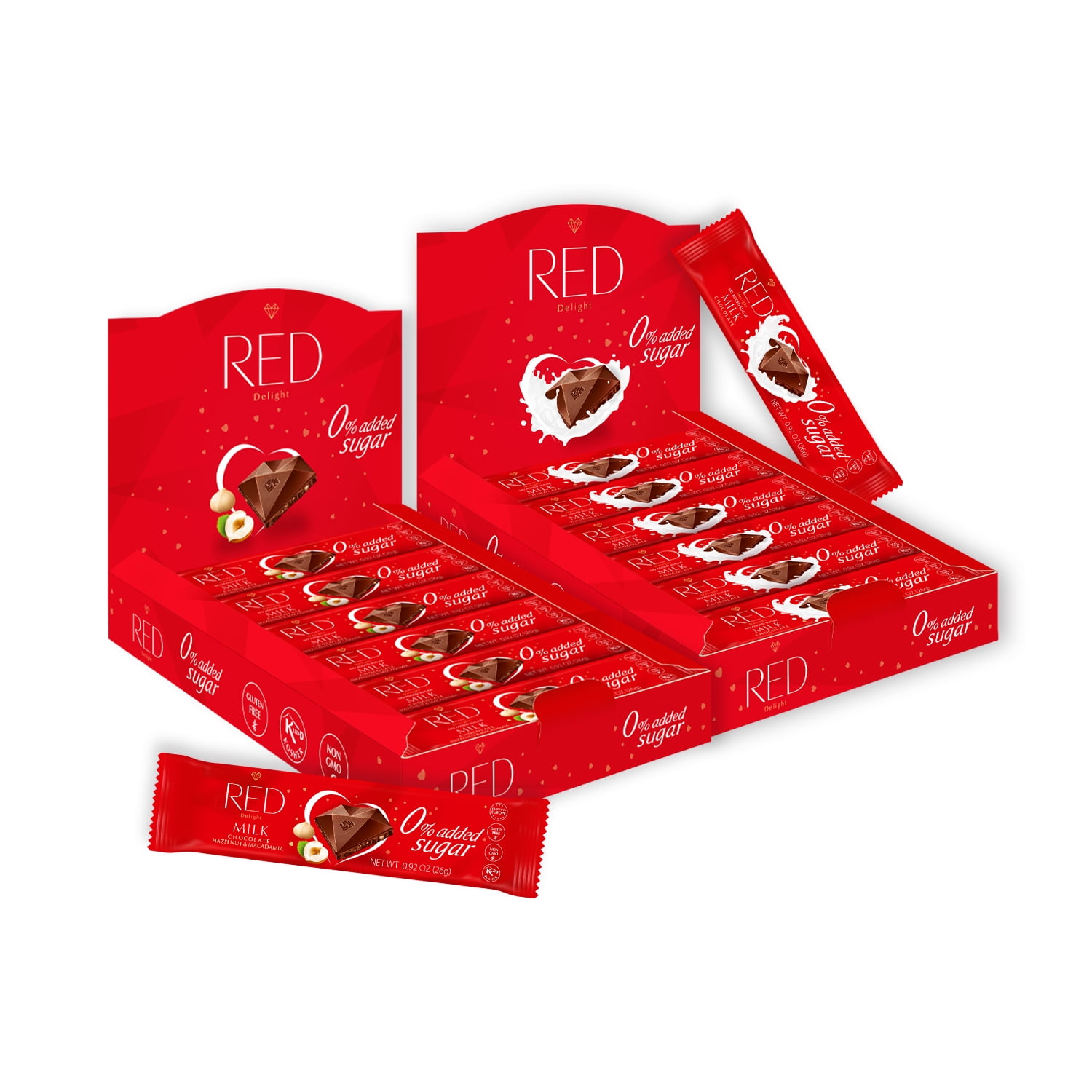 RED Chocolate Milk Chocolate Lovers Pack