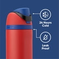 thumbnail image 2 of Owala Marvel Potter FreeSip Insulated Stainless Steel Water Bottle with Straw for Sports and Travel, BPA-Free Sports Water Bottle, 24 oz, Spiderman, 2 of 4