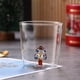 thumbnail image 5 of Taza de cristal de Navidad Taza de árbol de Navidad Regalo de recuerdo Taza de agua Taza de leche Taza de café un vaso, 5 of 7