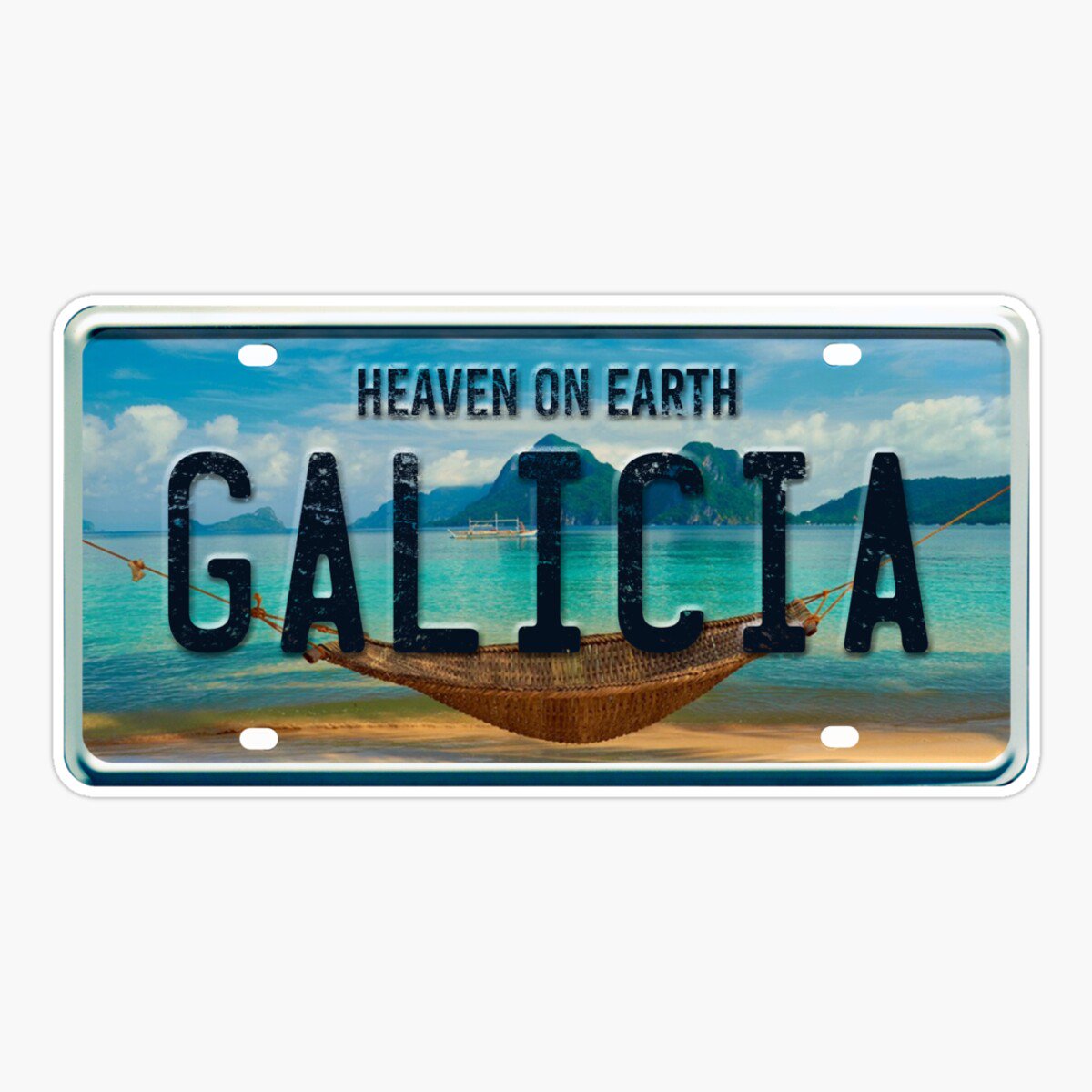 Galicia Summer Vacation Travel Vinyl Decal Sticker