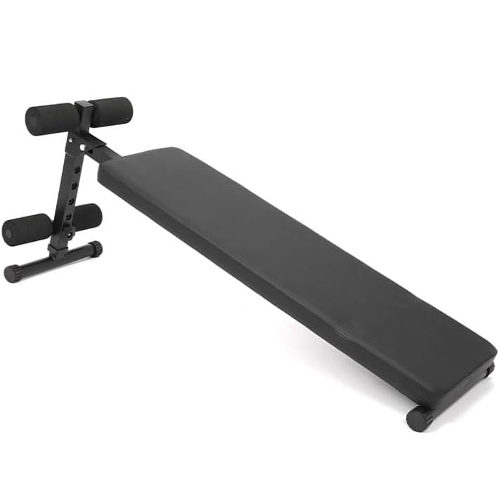 Memoryfield Sit Up Bench for Home Gym, Adjustable Folding Ab Workout Bench with Extra Thick Padding, for Core Strength Training & Ab Exercise, 220 lbs Capacity, Black
