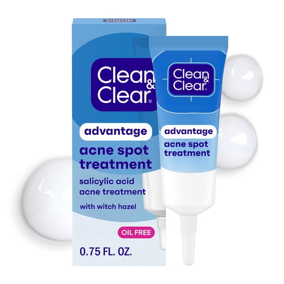 CLEAN & CLEAR ADVANTAGE Acne Spot Treatment, 2% Salicylic Acid, 0.75 fl. oz