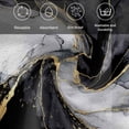 thumbnail image 6 of Cloth Napkins Set of 6 - 20x20 Inches, Black Grey Marble Washable Reusable Table Napkins, Modern Gradient Abstract Aesthetic Soft & Absortbent Dining Napkin for Party Wedding Hotel Restaurant, 6 of 8
