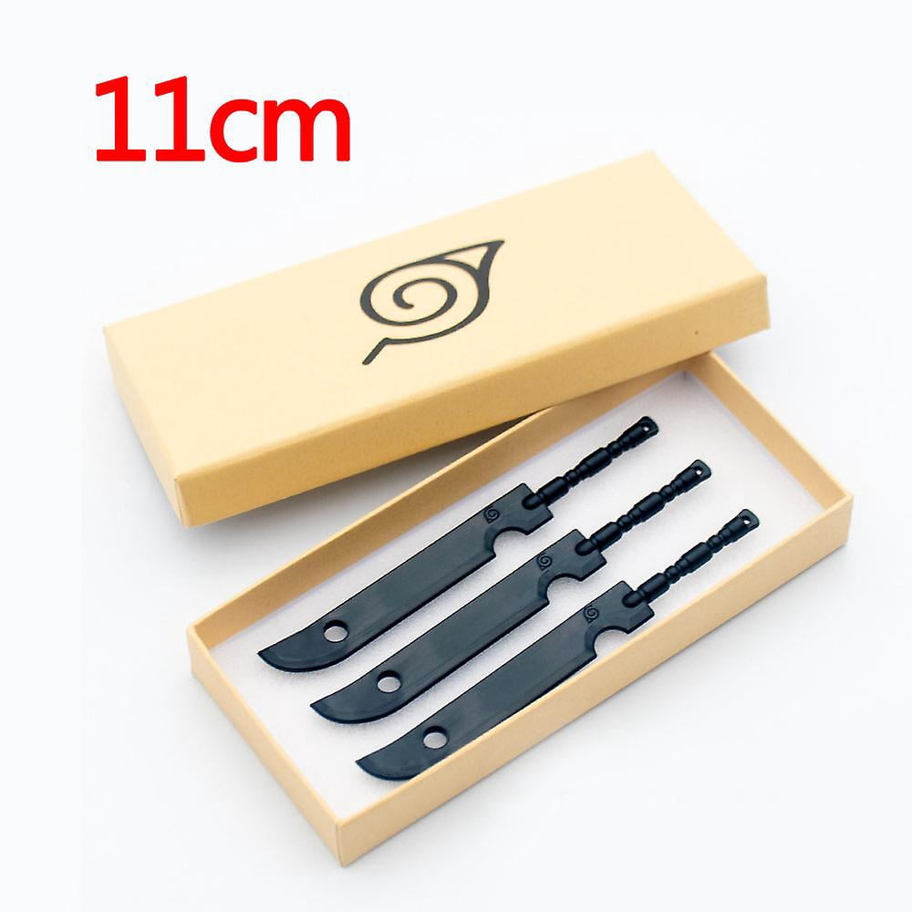 Anime Naruto Ninga Plastic Weapon Toys Cosplay Shuriken Kunai Acc