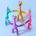 thumbnail image 4 of Juguetes de ventosa para niños, tubos Pop, alivio del estrés, jirafa telescópica, juguetes sensoriales de fuelle, juguete antiestrés para apretar, 4 of 4