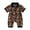 Brown, Black, Blue, Light Blue, variant on Western Baby Boy Summer Infant Cow Print Polo Romper Shorts Jumpsuit One Piece Outfits Cowboy Country Clothing 3 6 12 18 Months