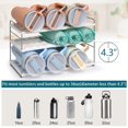 thumbnail image 4 of Organizador de botellas de agua JUPELI ajustable de 27 a 42 cm, de 3 niveles, 4 of 8