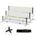 thumbnail image 1 of VEVOR Badminton Net, Height Adjustable Volleyball Net, 14ft Wide Foldable Pickleball Net, Portable Easy Setup Tennis Net Set with Poles, Stand and Carry Bag, for Kids Backyard Game Indoor Outdoor Use, 1 of 9