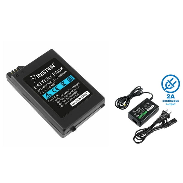 For Sony Psp 1000 Charger 1800 Mah Replacement Lithium Battery Pack For Sony Psp 1000 Console 2 In 1 Accessory Bundle Homwall Travel Ac Adapter Rechargeable Battery By Insten Walmart Com Walmart Com