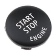 thumbnail image 3 of 2x Botón de arranque Botón de parada Botón de encendido Motor de fibra de carbono 3D Arranque con un botón para e60 e90 e92 3 seri Sunnimix Cubierta del botón del interruptor del motor, 3 of 8