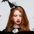 thumbnail image 6 of Mauxuk Halloween Witch Headband - Spooky Hair Accessory with Skull & Veil for Party, Themed Photography, Comfortable & Non-Slip, 6 of 6
