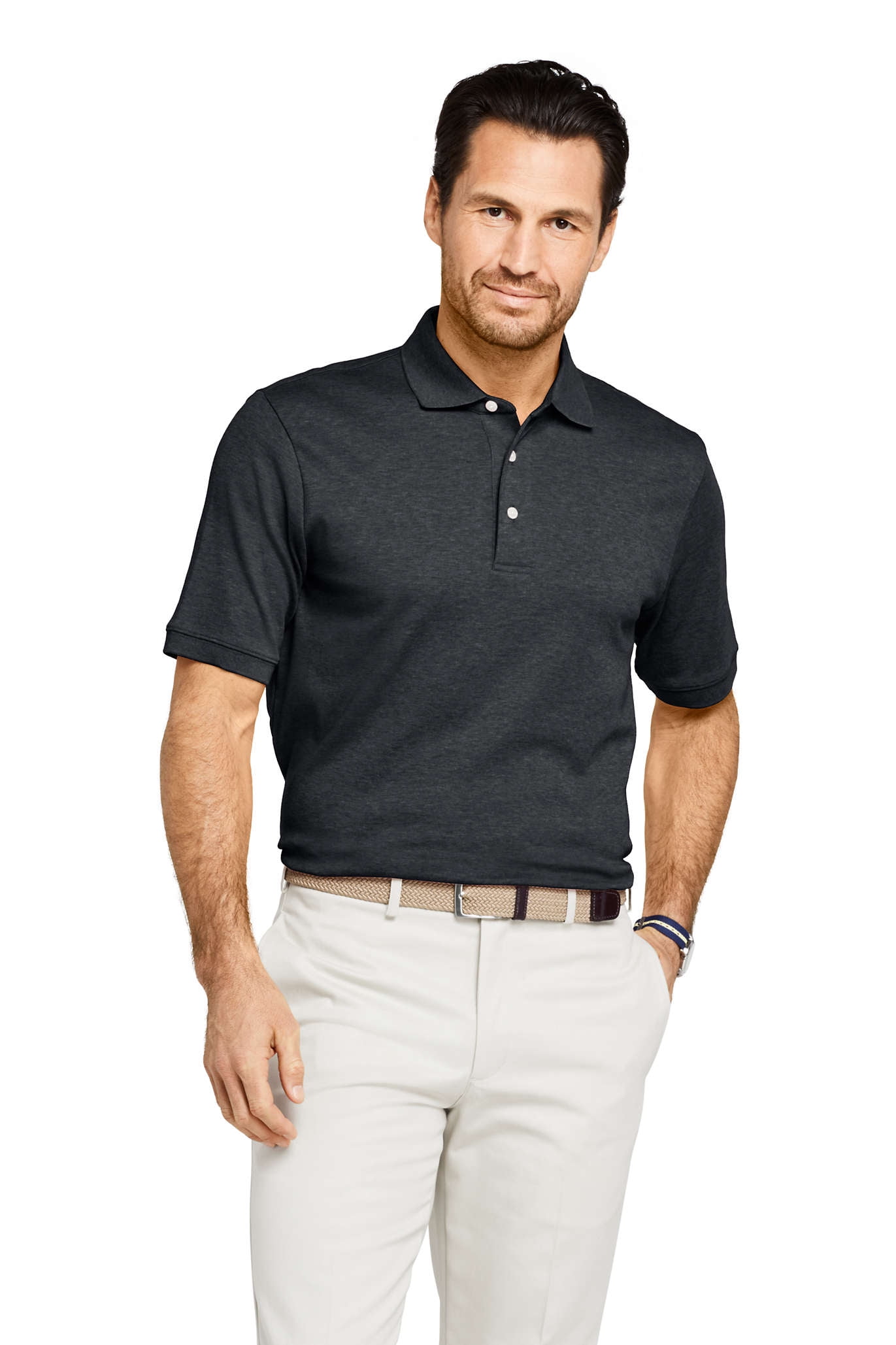 lands end pima cotton polo