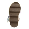 thumbnail image 7 of Laura Ashley Girls Buckle Hook And Loop Footbed Sandals (Toddler Sizes), Lila, 5, 7 of 7