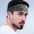 thumbnail image 4 of 4 diademas deportivas elásticas absorbentes para el sudor, diadema refrescante suave para mujeres y hombres, 4 of 9