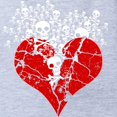 thumbnail image 2 of CafePress - Broken Heart Skulls_S - Cute Infant Baby Football Bodysuit, 2 of 3