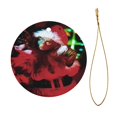 thumbnail image 2 of Adornos navideños colgantes para árbol de Navidad - Adornos navideños colgantes de cerámica - Ideas para regalar adornos navideños, 2 of 8