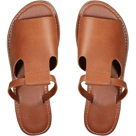 Women s Cut Out Single Band Flat Sandals Open Toe Solid Slides Beach Shoes