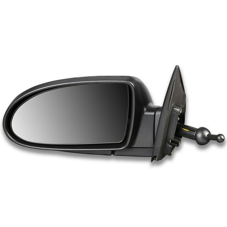 DNA Motoring OEM-MR-HY1320157 For 2006 to 2009 Hyundai Accent OE Style Manual Driver / Left Side View Door Mirror 876101E010 07 08