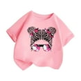 thumbnail image 3 of Girls T Shirts Size 6 Slim-Fit Solid Color Crewneck Lightweight Assorted Everyday Short Sleeve T-Shirts, 3 of 5