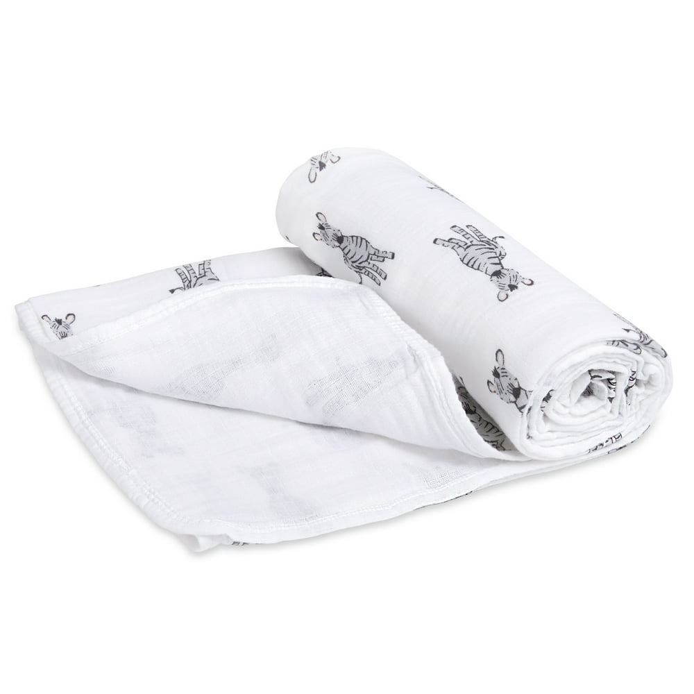 aden by aden + anais stroller blanket, safari babes- zebra ...