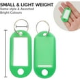 thumbnail image 5 of 25pk Plastic Key Tags with Key Ring & Label, Assorted Colours - Key Rings with Tags, 5 of 5