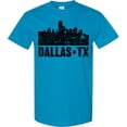 thumbnail image 3 of Inktastic Dallas Texas City Skyline with Grunge T-Shirt, 3 of 5
