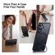 thumbnail image 2 of Funda de teléfono CASEKOO con forma de anillo magnético patentado con soporte para Samsung Galaxy S25 Plus de 6.7 pulgadas 2025, negra, 2 of 6