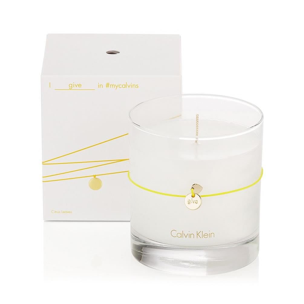 Calvin Klein Scented Jar Candle, Citrus Leaves, Oz Calvin Klein Scented Jar Candle, Citrus Leaves, Oz