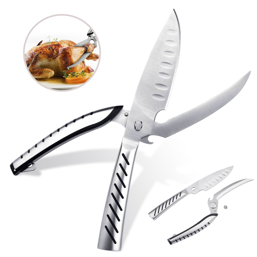 Best Kitchen Shears Heavy Duty AllPurpose Stainless Steel Poultry