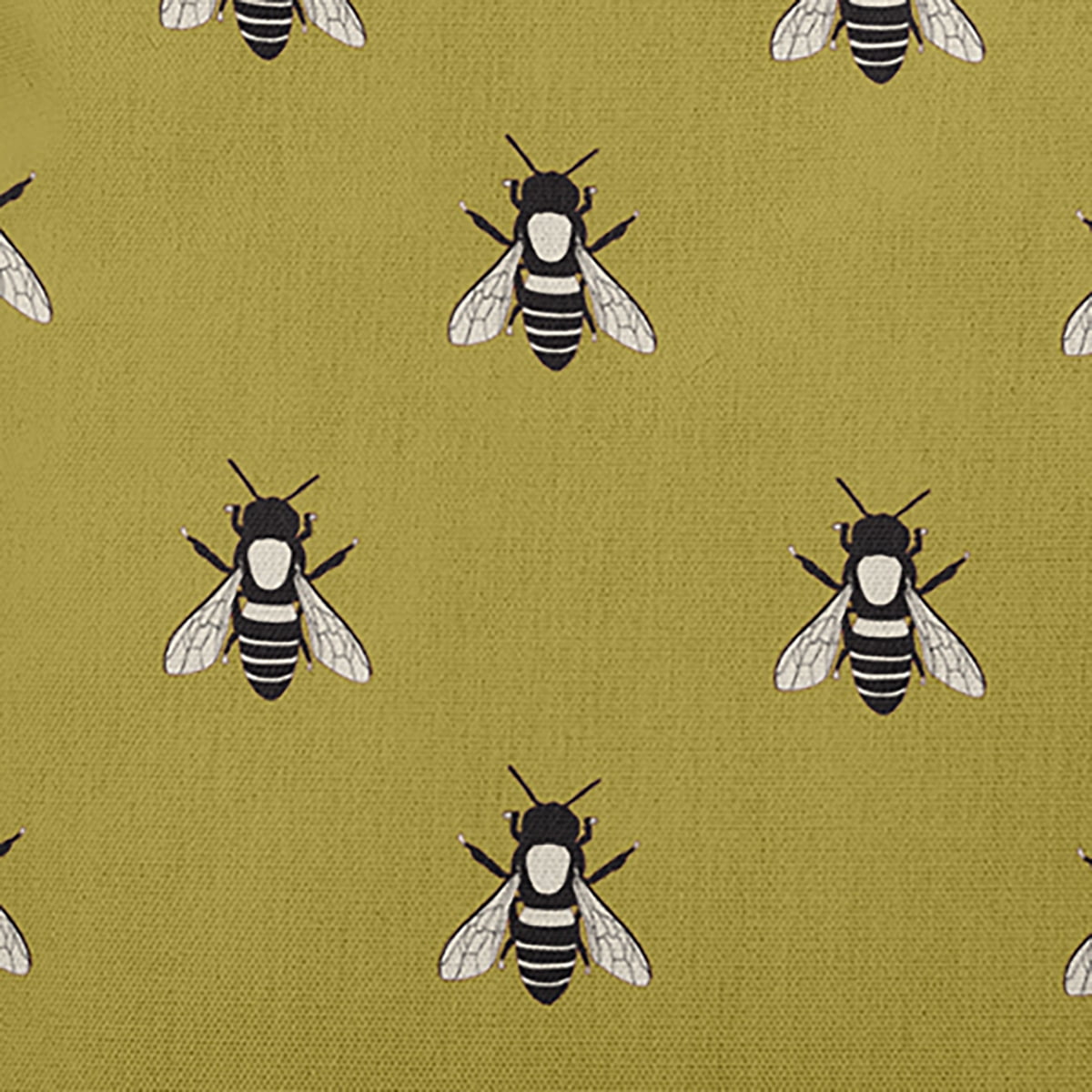16" x 16" Simply Daisy Bee Buzz Polyester Accent Pillow, Muted Gold Qty 1