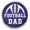 Dark Blue, variant on Choose Color | Football Dad Snap Jewelry Ginger Charm Button, For Interchangeable DIY Customizable Accessories