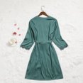 thumbnail image 5 of YWDJ Pajamas for Women Set Shorts Sleepwear Long Pants Tops Pajamas Five Piece Set Home Blue XL, 5 of 9