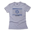 thumbnail image 1 of Israel Baseball Classic - World Vintage Bats Flag Women's Cotton Grey T-Shirt, 1 of 2