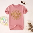 thumbnail image 2 of RMGVDSD Birthday Girl Shirt Toddler Kids Girls Tie Dye T Shirts Letter Print Casual Basic Tees Graphic Birthday Party Tshirts 2-3 Years, 2 of 4