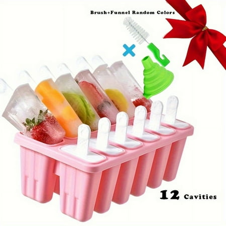 

Safe Hassle-Free and BPA Free! NEWKBO Silicone Popsicle Maker - Enjoy Family Fun with this Reusable Ice Pop Mold - Easy Release Design for Delicious Summer Treats.