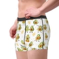 thumbnail image 2 of Fotbe Lovely Avocado Men’s Total Support Pouch Boxer Briefs, X-Temp Cooling, Moisture-Wicking Underwear, Regular, Long-leg and Trunk-Small, 2 of 6