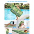 thumbnail image 5 of Beach Towel Green Forest Plant Bath Pool Towels Tree Illustration Absorbent Beach Towel Soft Large Quick Dry Lightweight Camping Travel Sports Yoga Gym Swim Towels for Adult 35x70 Inch, 5 of 9