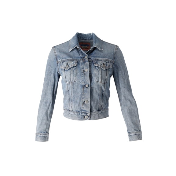 Pre-Owned Acne Studios Denim Jacket in Light Blue Cotton