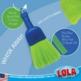 thumbnail image 4 of Lola Products Whisk Broom, Handheld Brush, Durable Bristles, w/ Hang Hole For Easy Storage, 1 Pack, 4 of 8