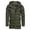 Army Green, variant on Men's Mid Length Padded Coat Hooded Winter Warm Full Zip Puffy Jackets