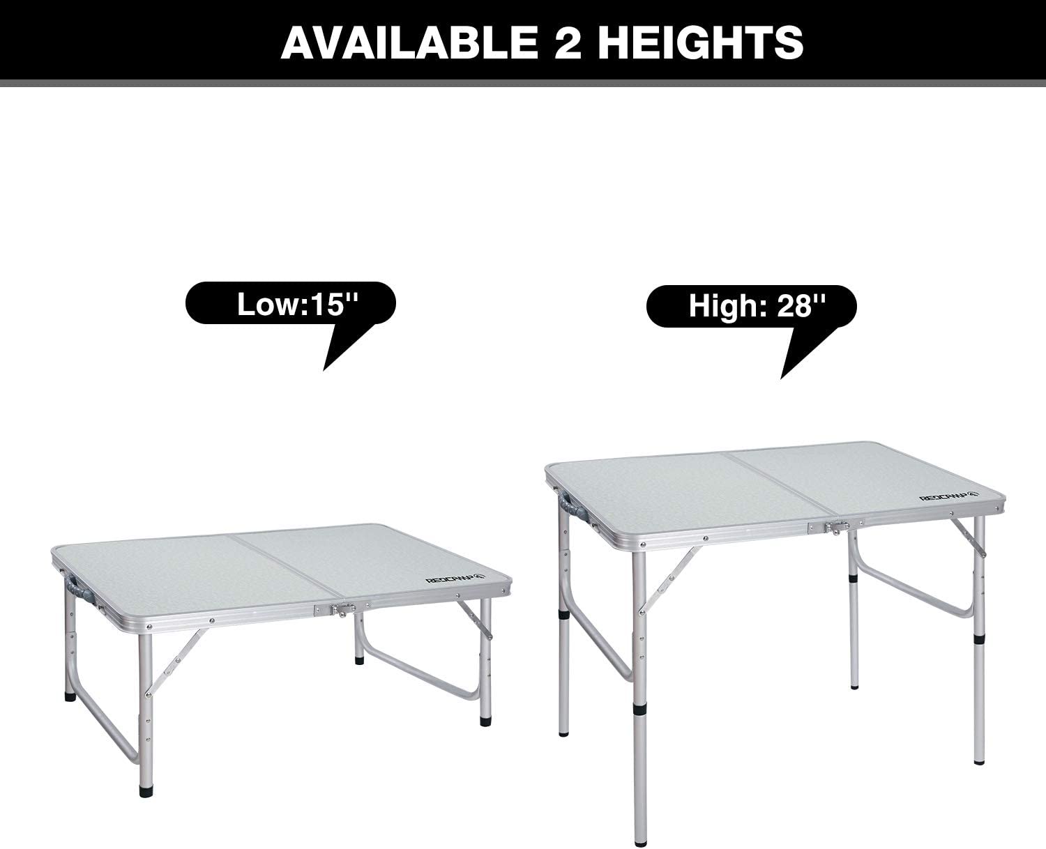 3 foot tall outdoor table