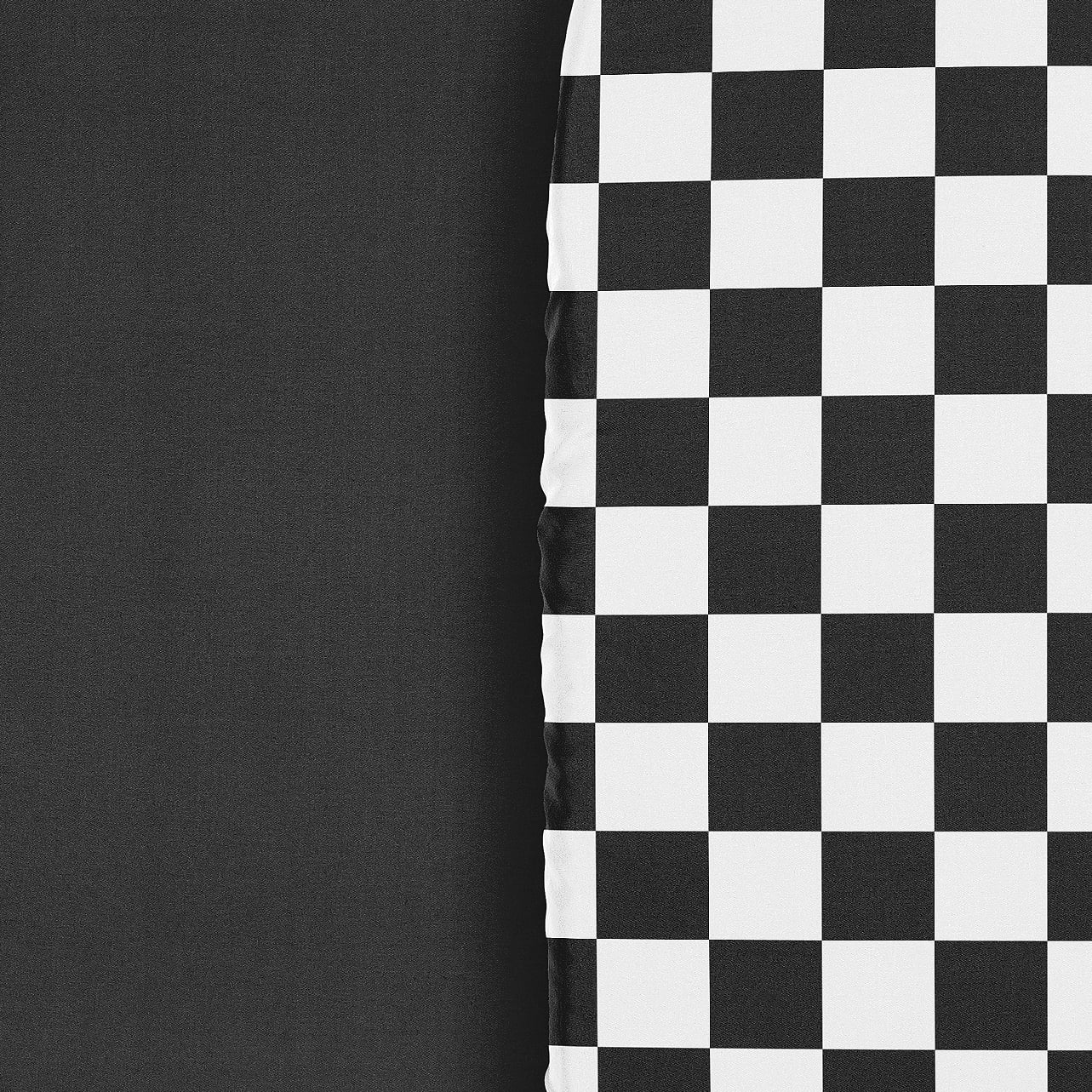 Sweet Jojo Designs Black and White Gingham Checkered Plaid Boy, Girl, Unisex/Gender Neutral Baby Bassinet Fitted Sheets Set 2 Piece